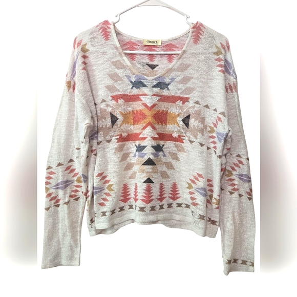 Ginger G Tops - 💋 5 for $25 💋 Aztec Lightweight Shirt